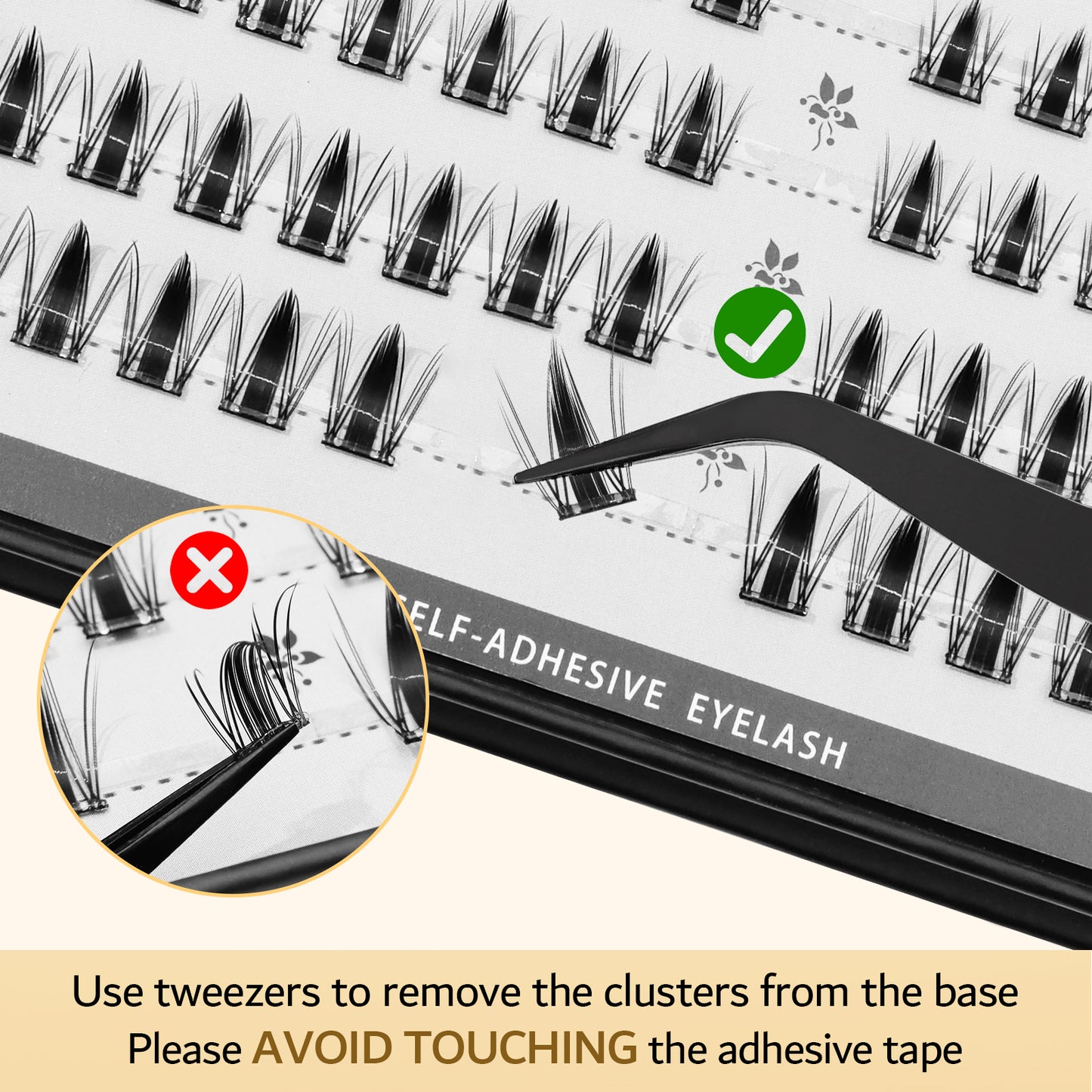 Cofier Vivid Lash Clusters 8-16mm C Curl – No Glue DIY Lash Kit