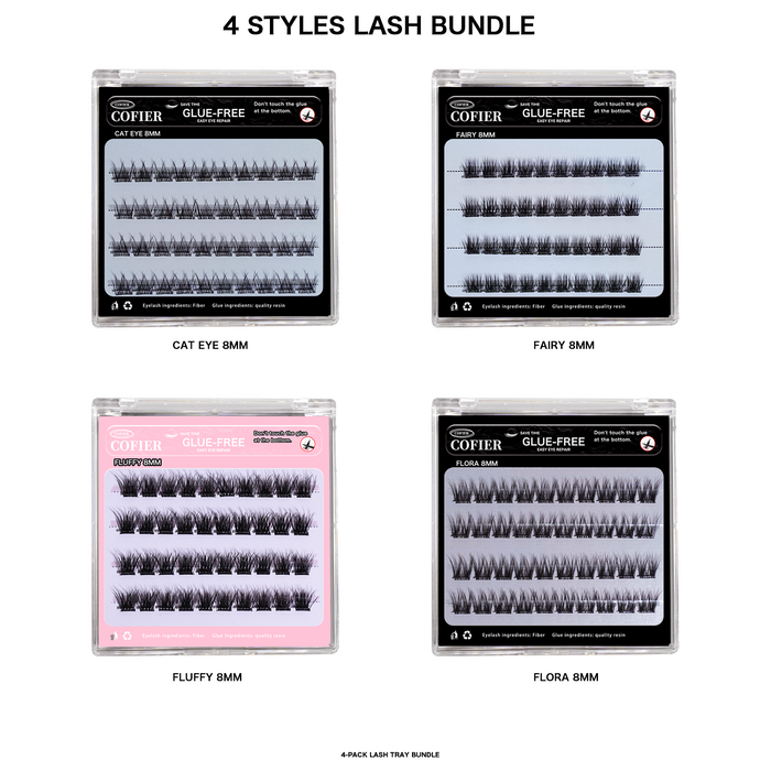 COFIER Glue-Free 4-Style Mini Lash Set