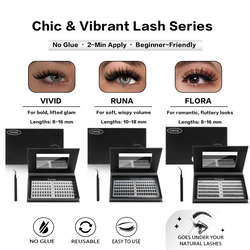 COFIER Glue-Free Big Box Lash Set