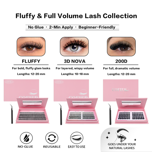 COFIER Glue-Free Big Box Lash Set